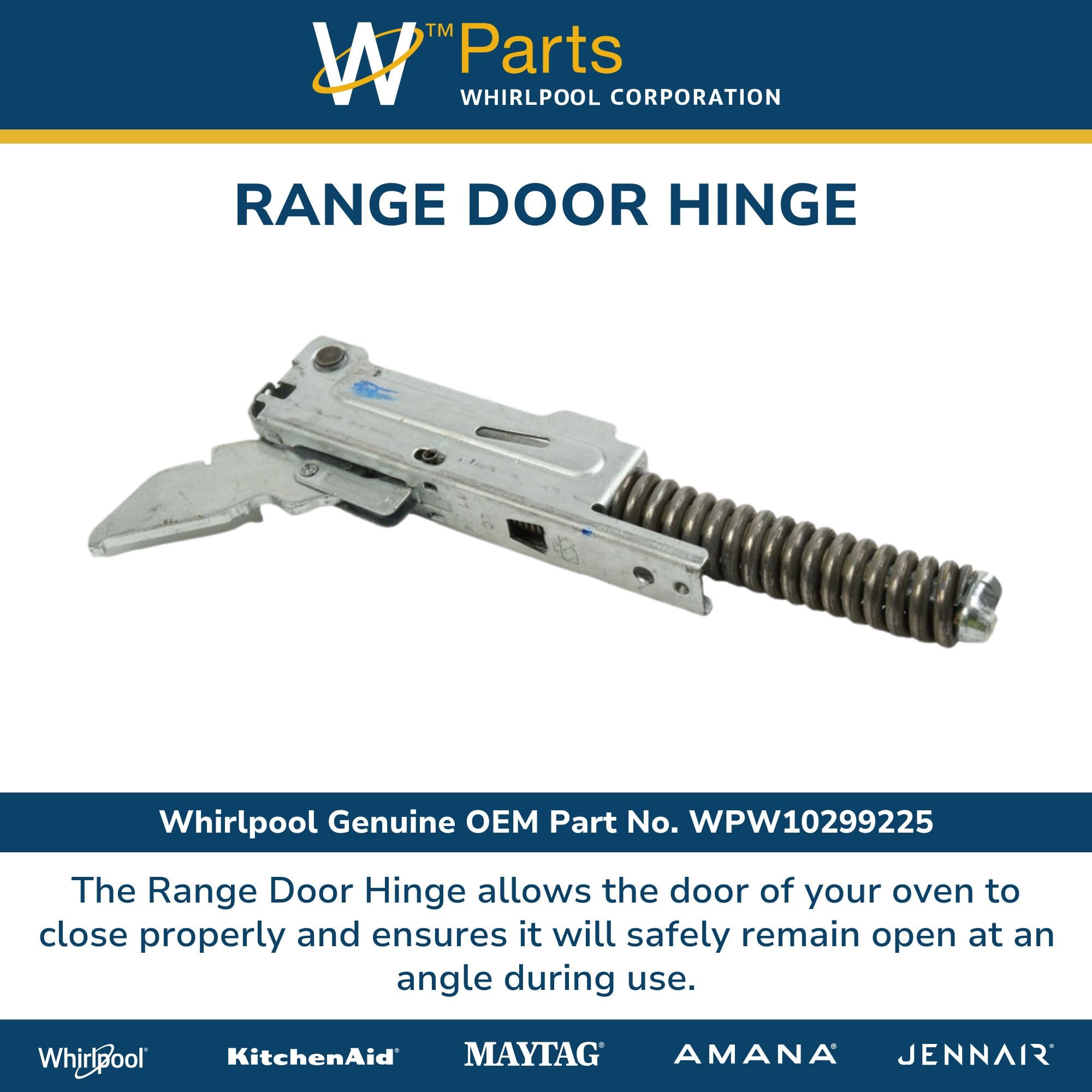 Amazon.com: Whirlpool WPW10299225 Genuine OEM Range Door Hinge